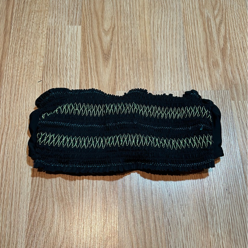 Rue‎ 21 shirred strapless bikini top medium